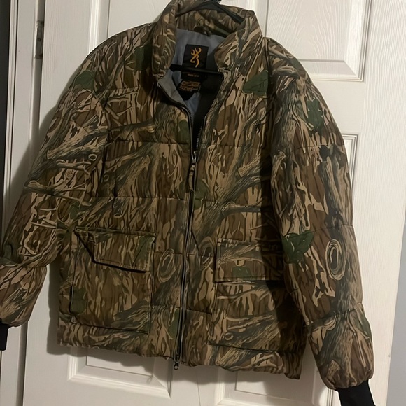 Vintage Mossy Oak Browning down puffer jacket - Picture 1 of 4